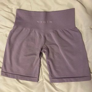 NVGTN lilac pro shorts